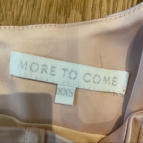 Revolve - More To Come Melany Satin Corset Crop Top in Blush Pink - Picture 3 of 9